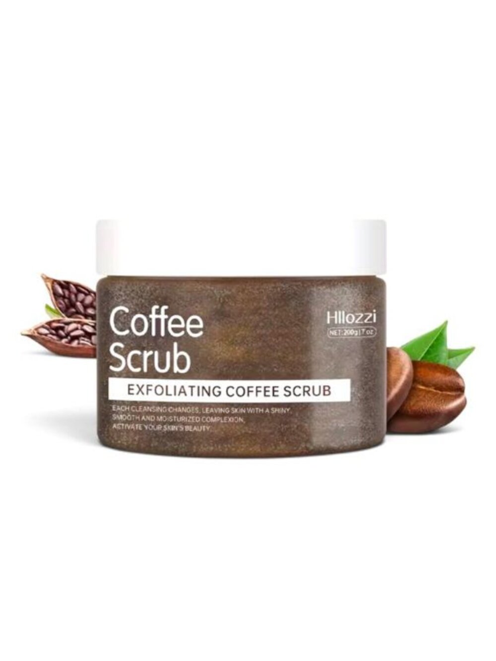 NWT - Exfoliating Salt Body Scrub 200g |Deep exfoliation - Coffee